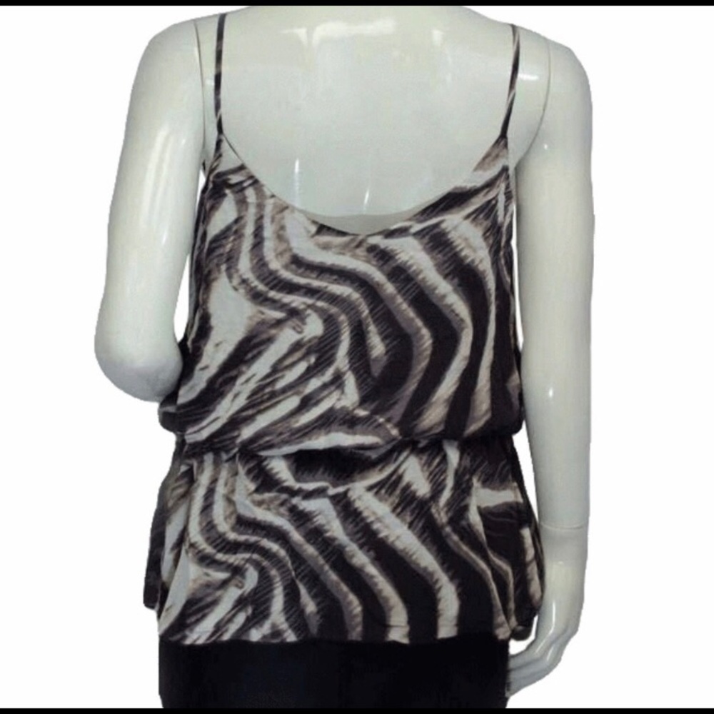 Exclusive for Intermix Animal Print Ruffle Blouse - Picture 2 of 4